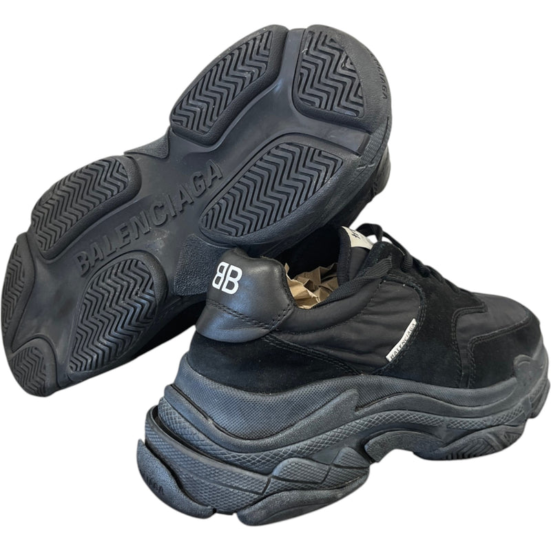 Men's Triple S Low Trainers Black Size EU 42 / UK 8