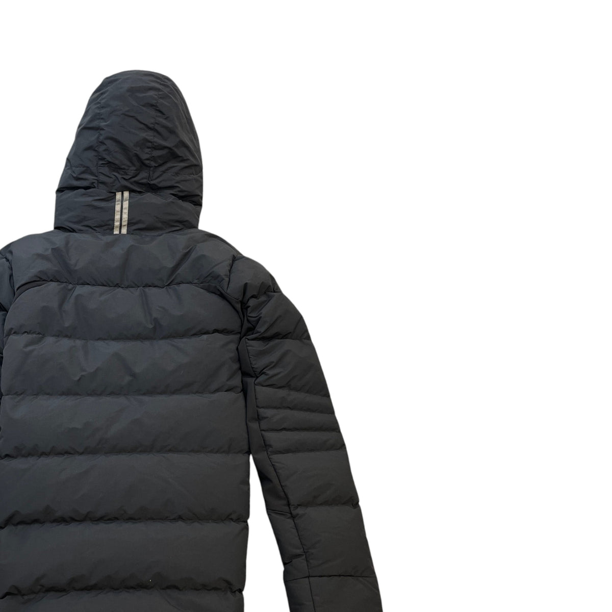 Men's Hybridge Puffer Down Jacket Black Size M - Photo 4