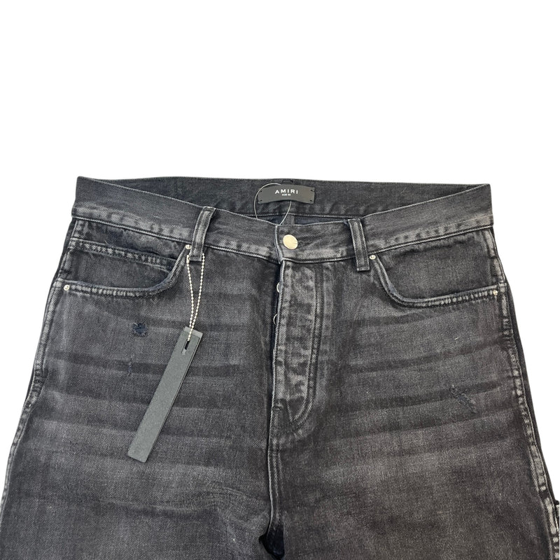 Men's M65 Cargo Jeans Black Size M / W32