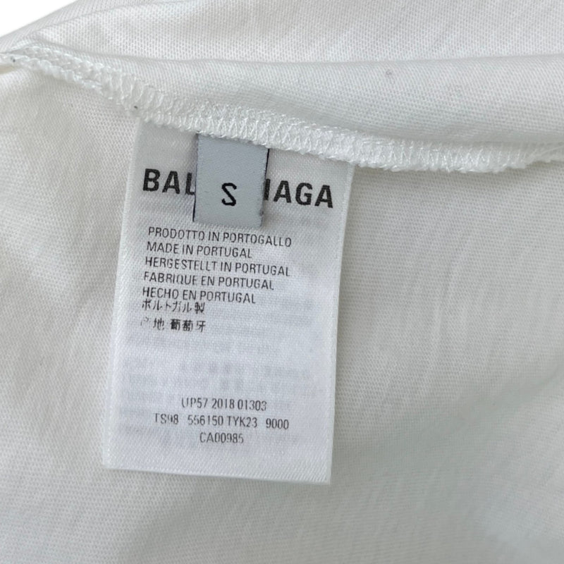 Men's Logo Print T-Shirt White Size S