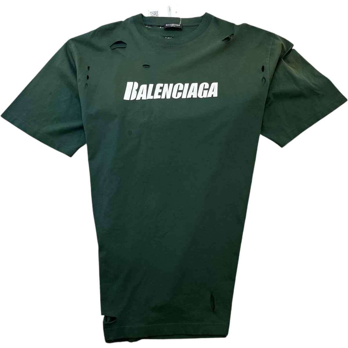 Men's Caps Rip T-Shirt Green Size M - Photo 1