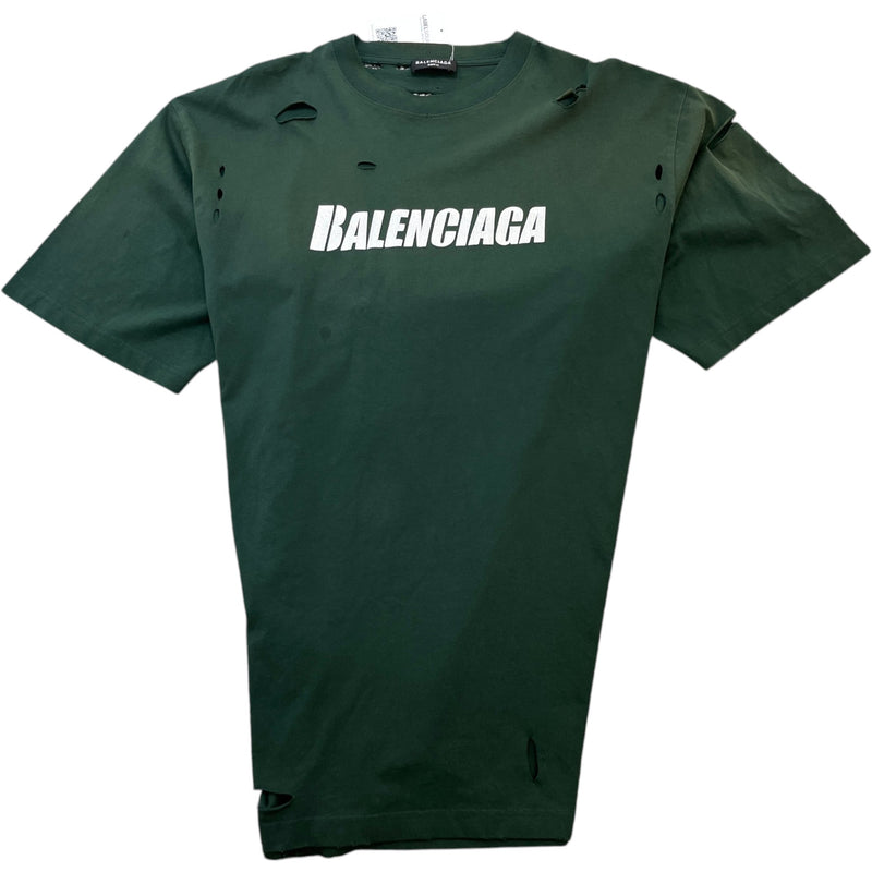 Men's Caps Rip T-Shirt Green Size M