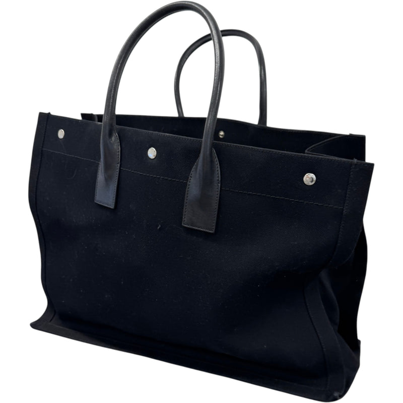 Women's Rive Gauche Tote Handbag Black
