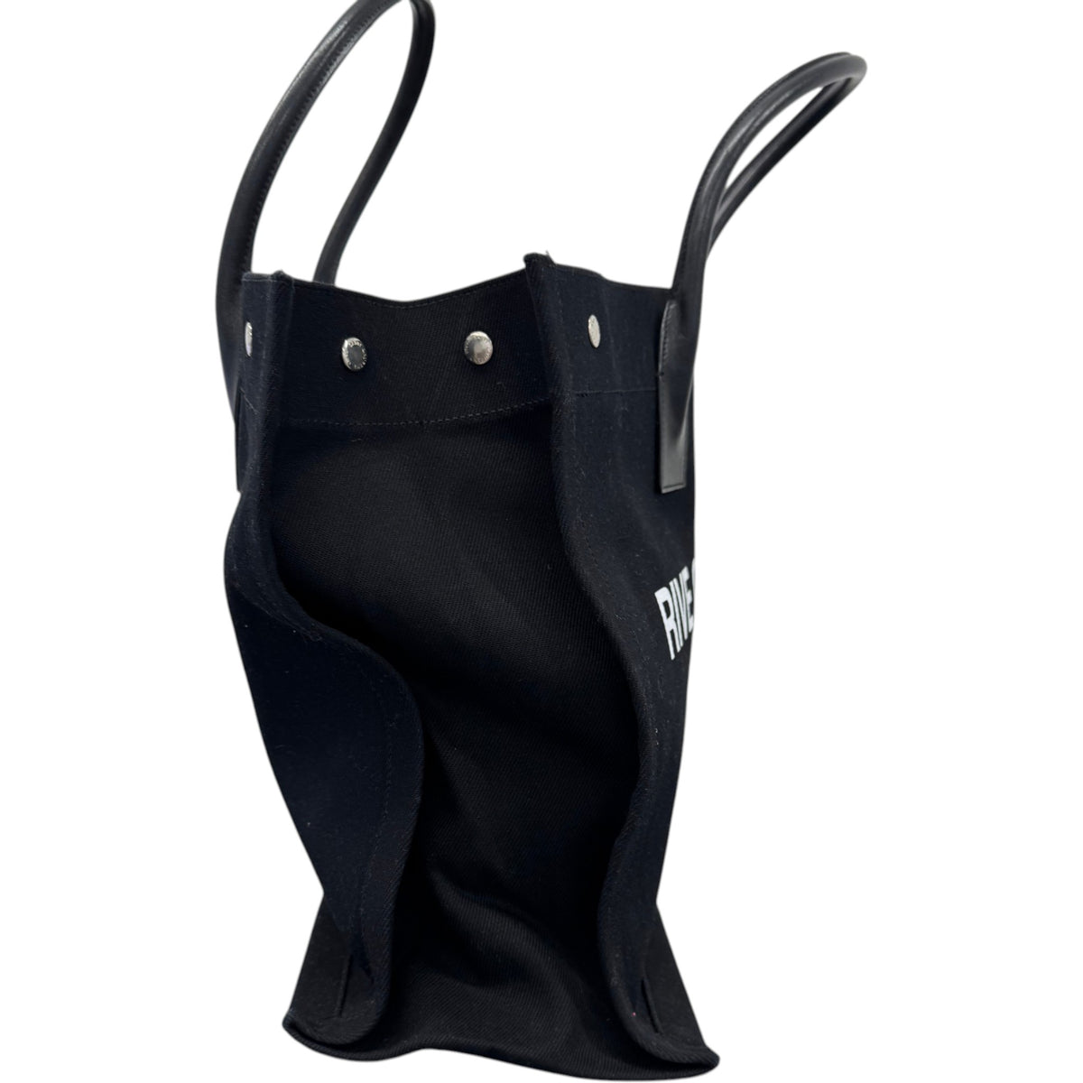 Women's Rive Gauche Tote Handbag Black - Photo 7