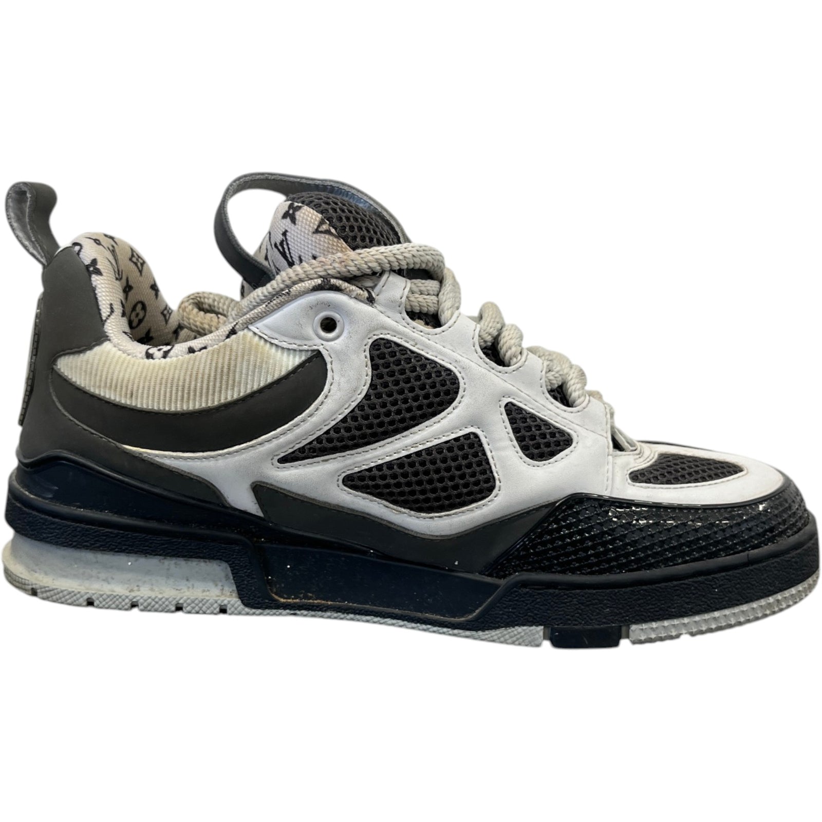 Men's Lv Skate Low Trainers Black Size EU 41 / UK 7 - Photo 4