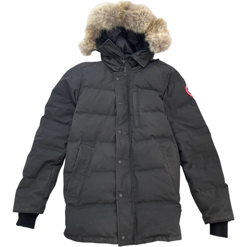 Men's Wyndham Parka Fur Down Jacket Black Size M