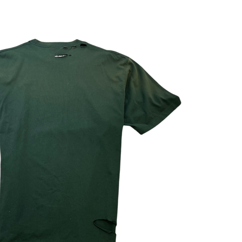 Men's Caps Rip T-Shirt Green Size M