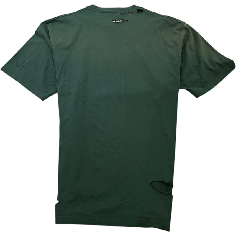 Men's Caps Rip T-Shirt Green Size M