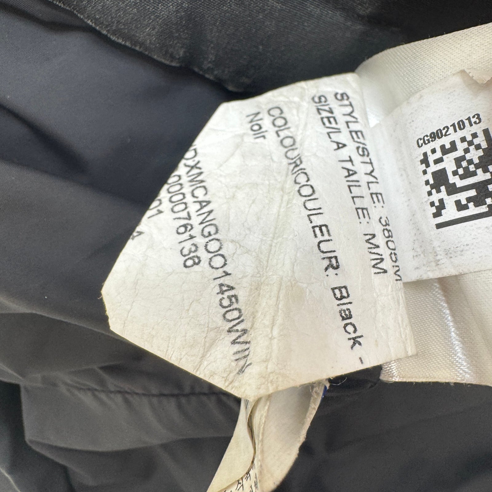 Men's Wyndham Parka Fur Down Jacket Black Size M - Photo 5