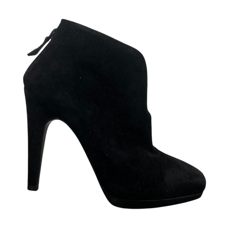 Women's Suede Heels Black Size EU 37 / UK 4