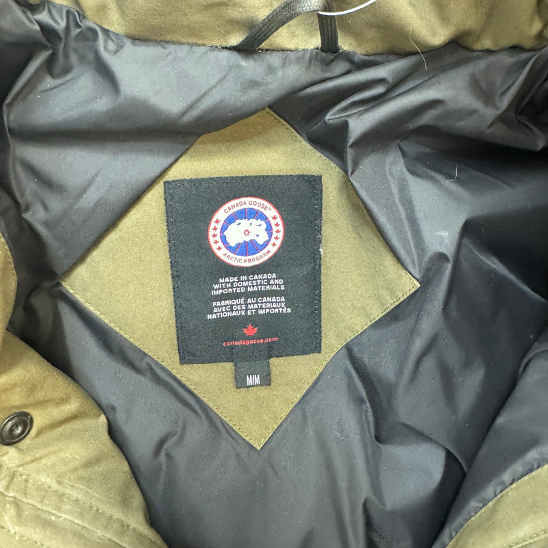 Men's Wyndham Parka Fur Jacket Khaki Size M