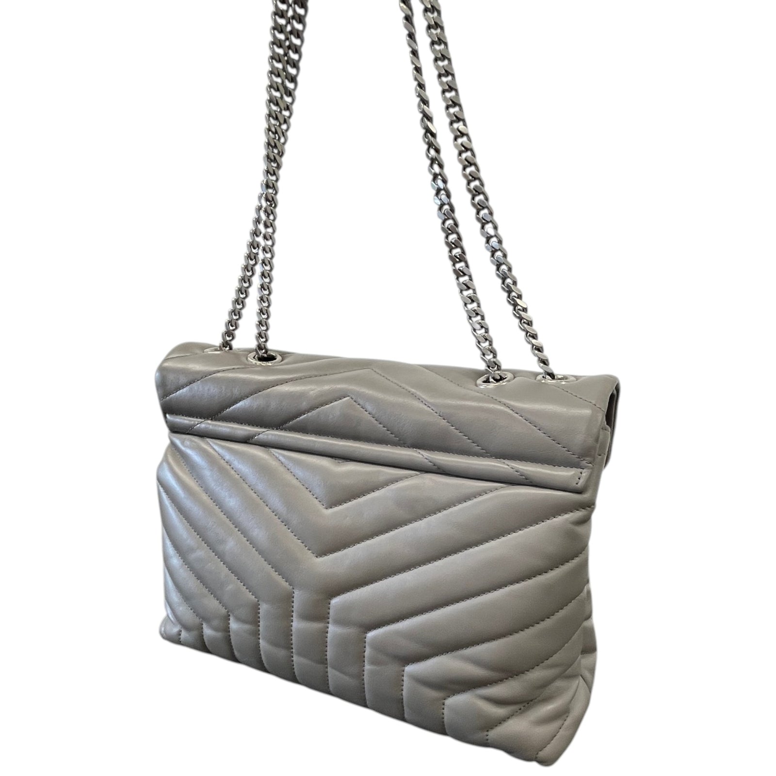 Women's Medium Loulou Handbag Grey - Photo 8