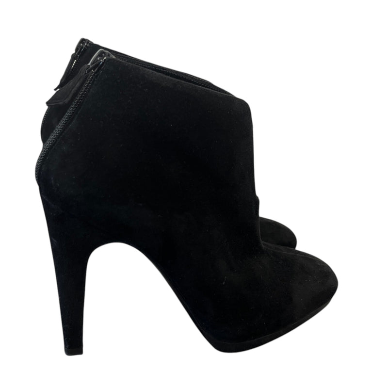 Women's Suede Heels Black Size EU 37 / UK 4