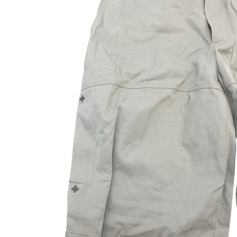 Men's Embossed Monogram Trousers Beige Size IT 52 / UK 36