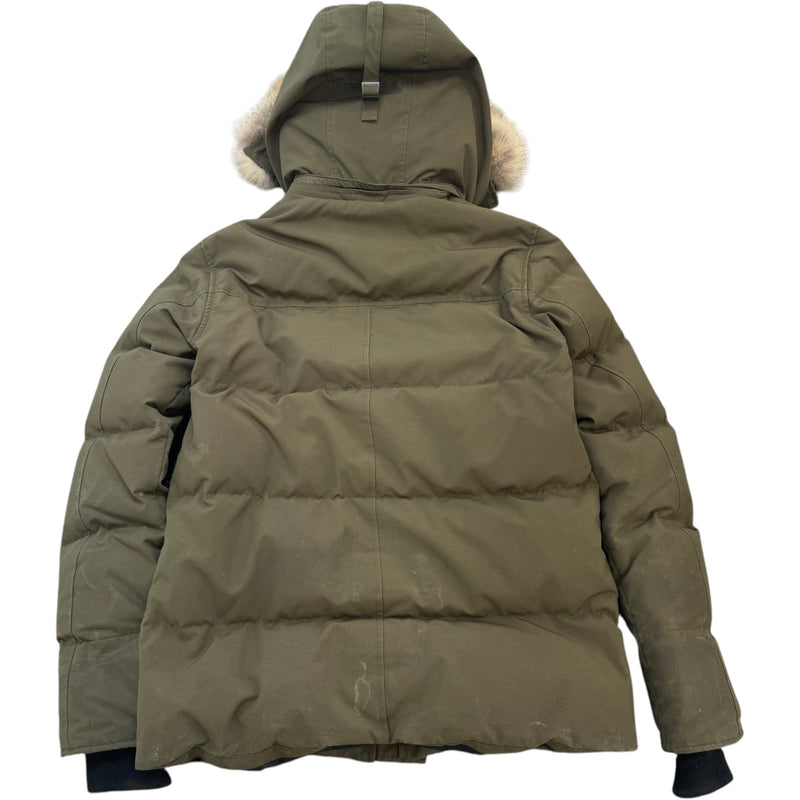 Men's Wyndham Parka Fur Jacket Khaki Size M