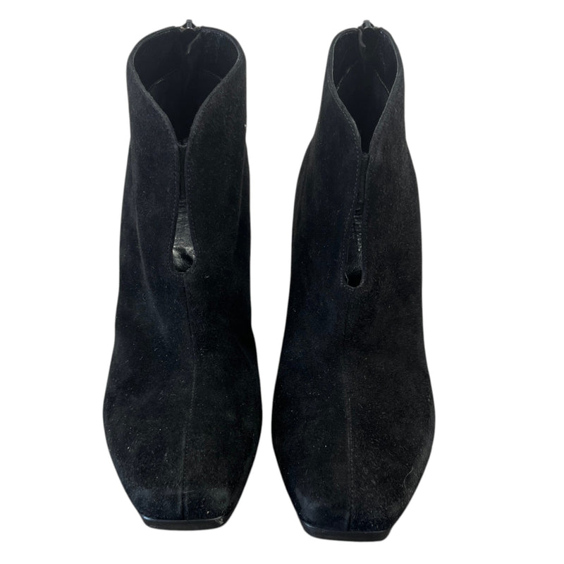 Women's Suede Heels Black Size EU 37 / UK 4