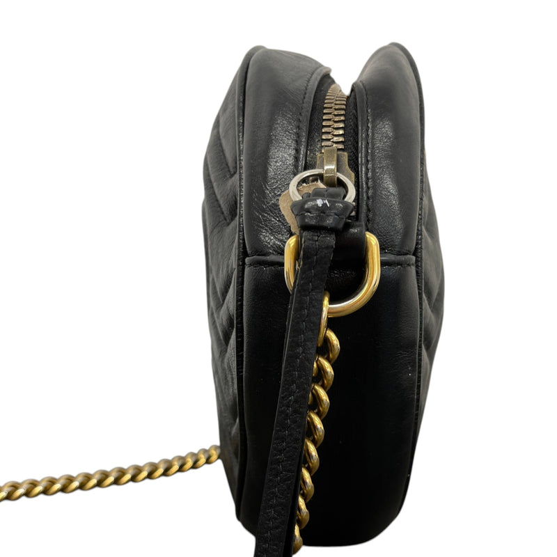 Women's Gg Marmont Round Bag Black