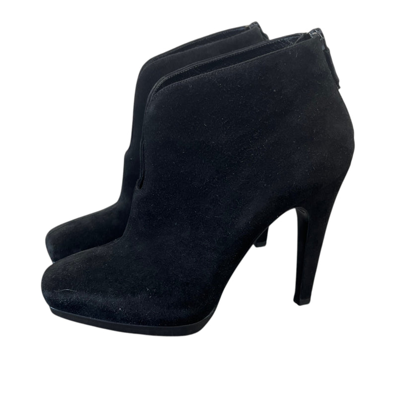 Women's Suede Heels Black Size EU 37 / UK 4