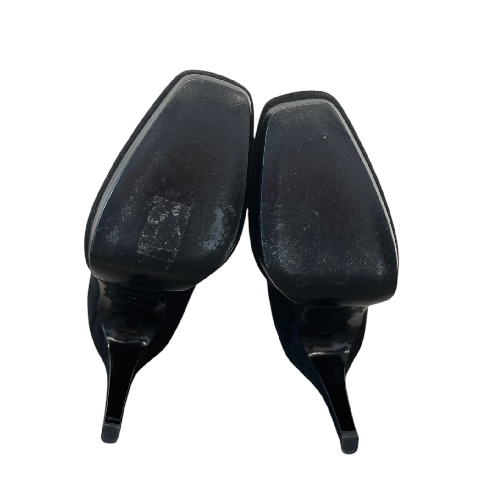 Women's Suede Heels Black Size EU 37 / UK 4 - Photo 10
