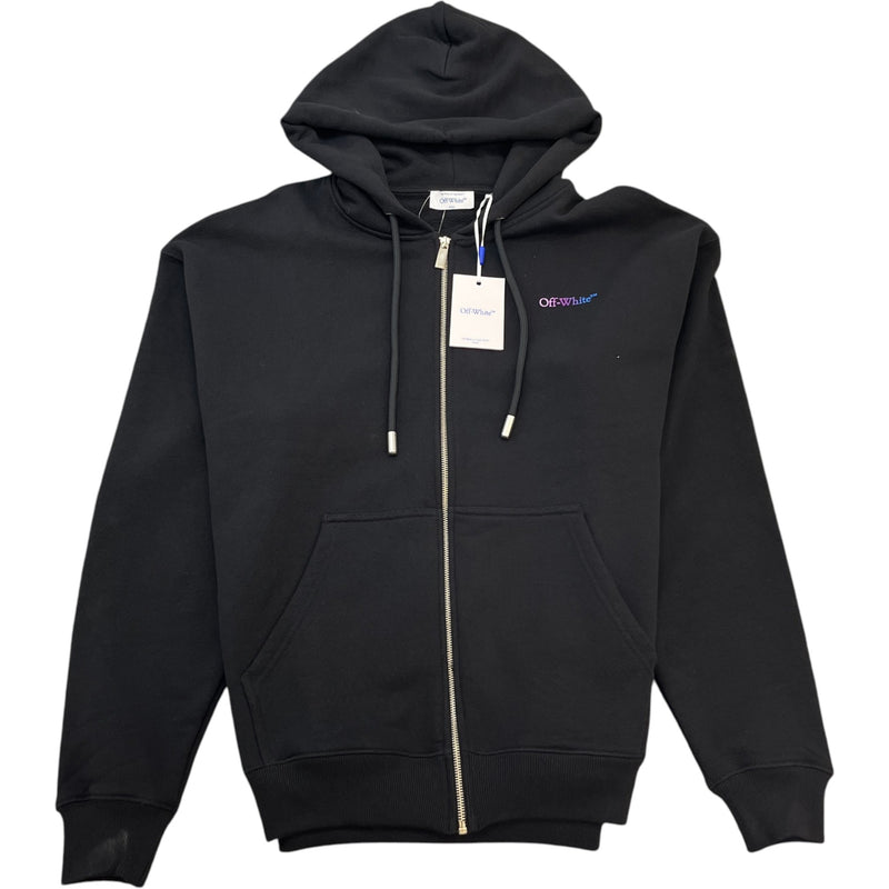Men's Gradient Arrow Logo Hoodie Black Size M