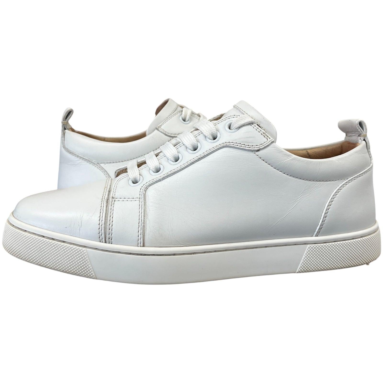 Women's Louis Junior Flat Low Trainers White Size EU 36 / UK 3 - Photo 3