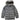 Women's Plaque Logo Down Jacket Grey Size M