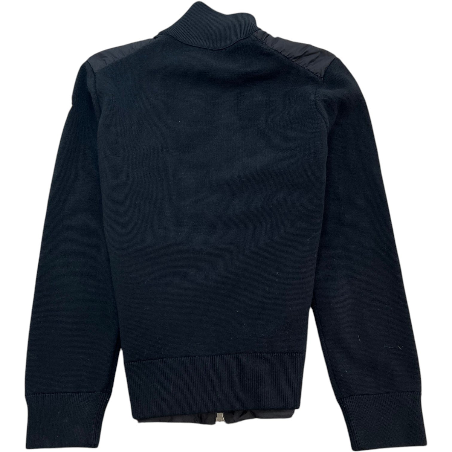 Men's Cardigan Tricot Down Jacket Black Size S - Photo 2