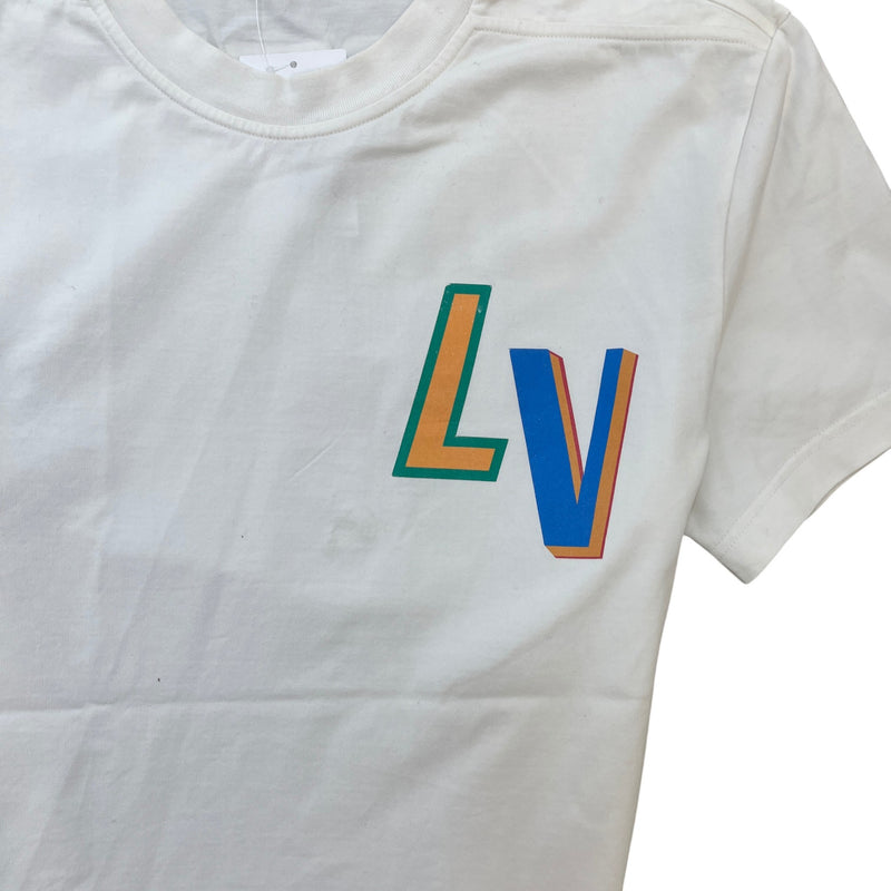 Men's X NBA Basketball T-Shirt White Size S