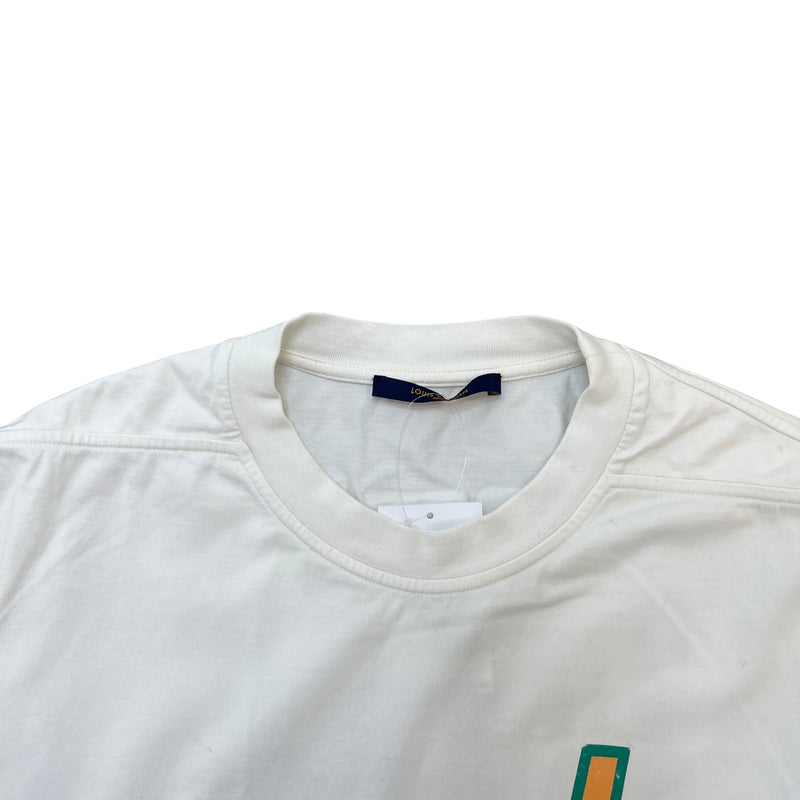 Men's X NBA Basketball T-Shirt White Size S