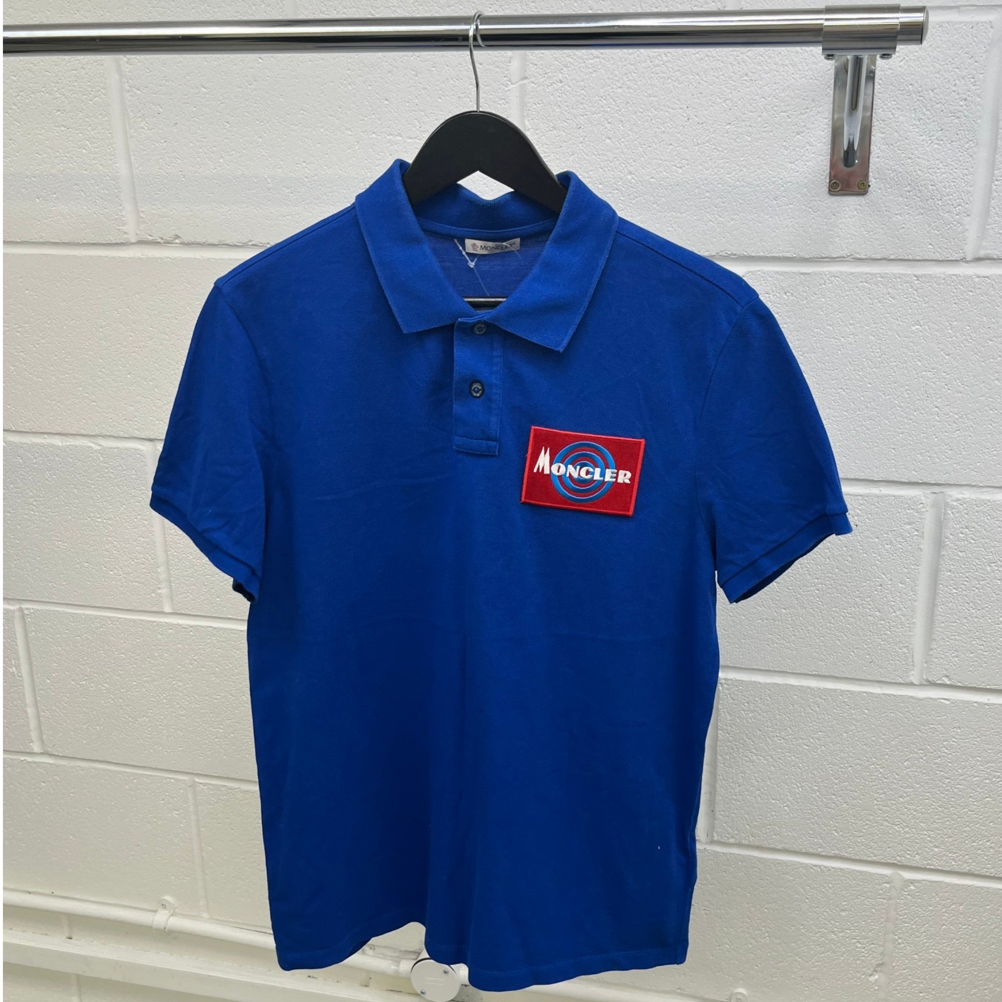 Men's Maglia Polo Shirt Blue Size L – Label Source