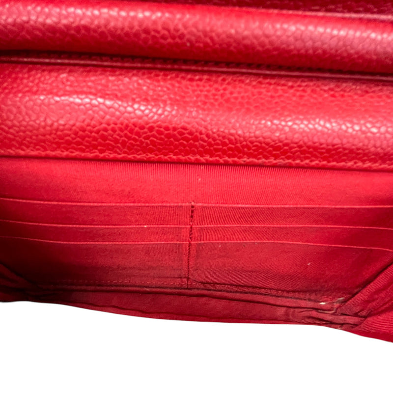 Women's Wallet On Chain Crossbody Bag Red