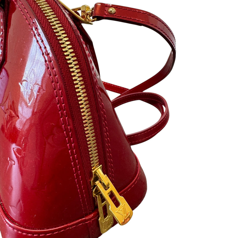 Women's Monogram Vernis Alma Bb Handbag Red