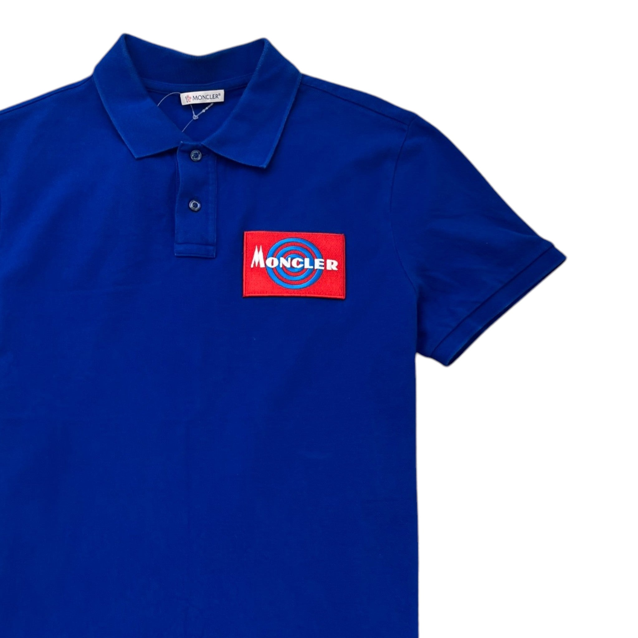Men's Maglia Polo Shirt Blue Size L – Label Source