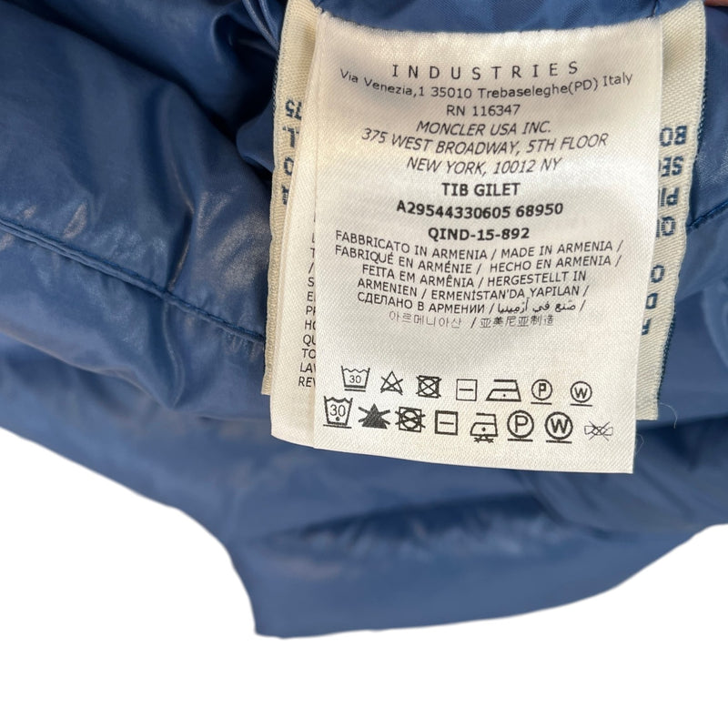 Men's Boys Age 14 Tibb Gilet Blue Size Age 14