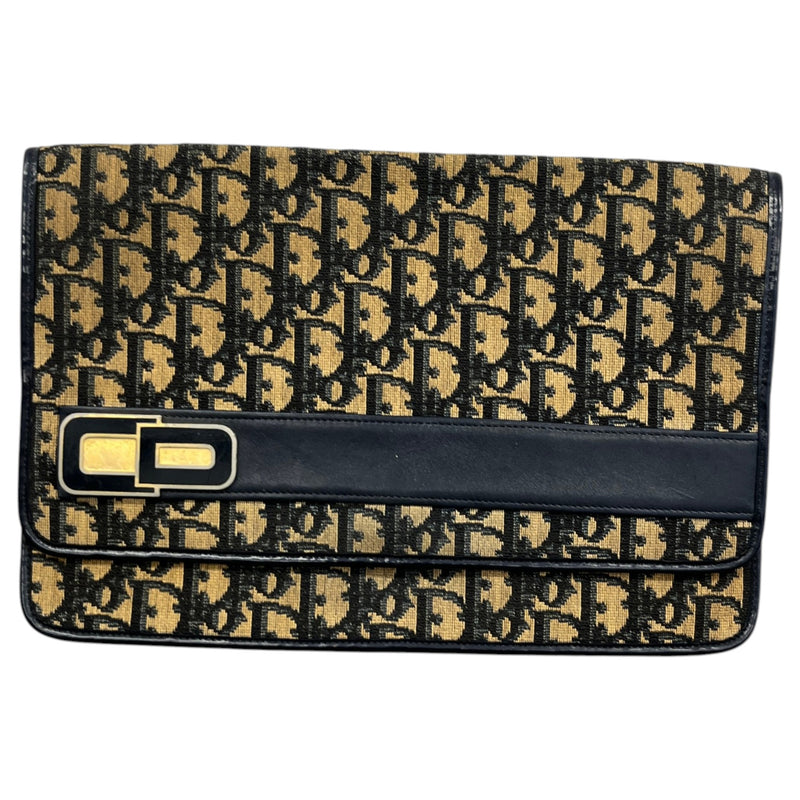 Women's Oblique Clutch Navy
