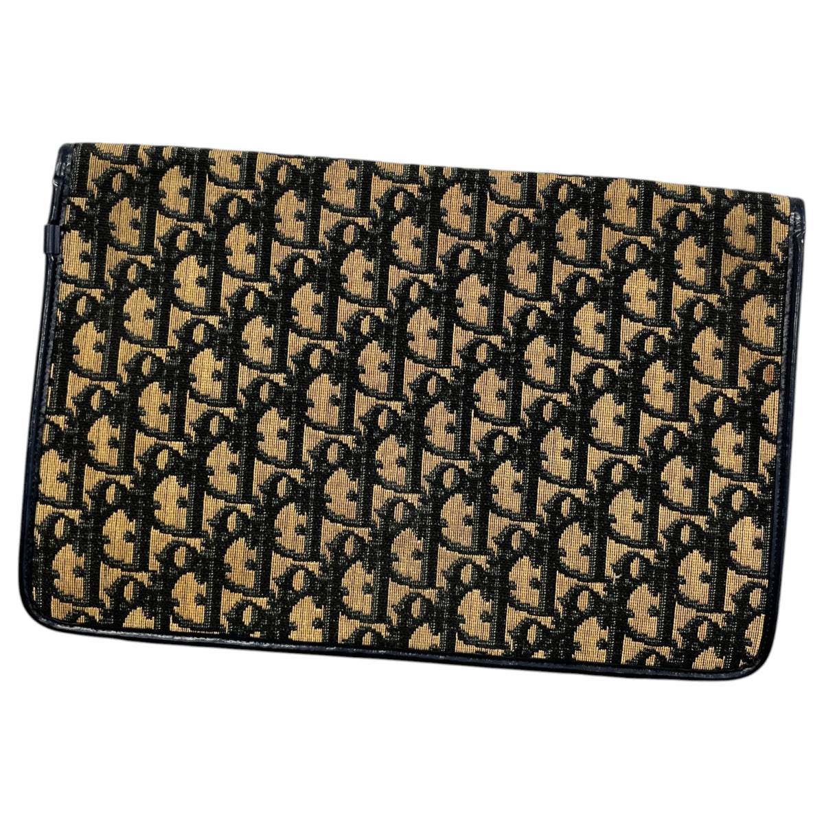 Women's Oblique Clutch Navy - Photo 2