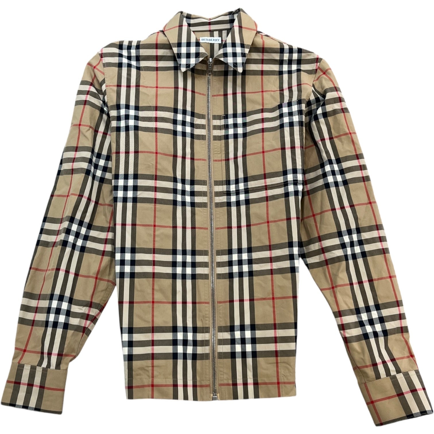 Men's Nova Check Jacket Beige Size XS - Photo 1