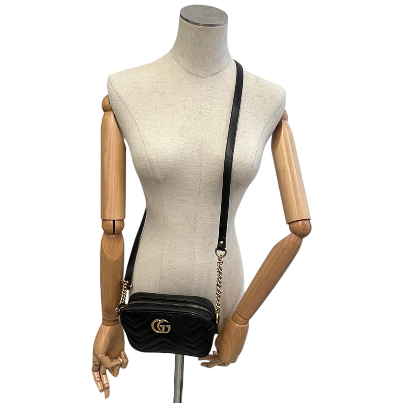 Women's Gg Marmont Small Handbag Black