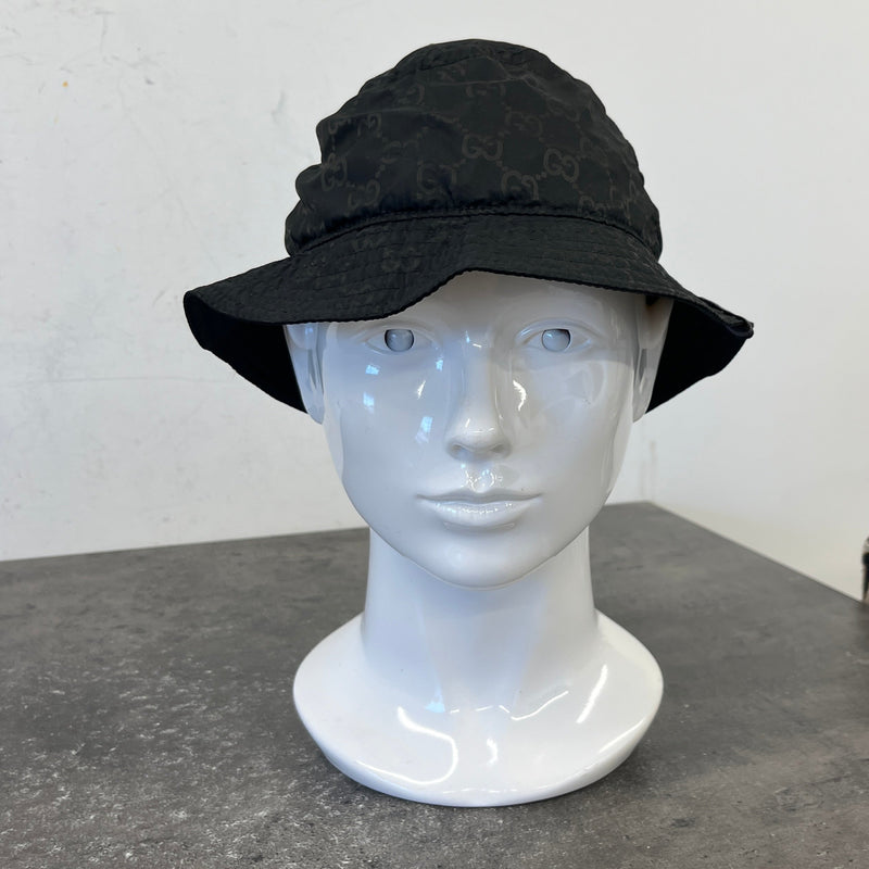 Men's GG Supreme Bucket Hat Black Size S