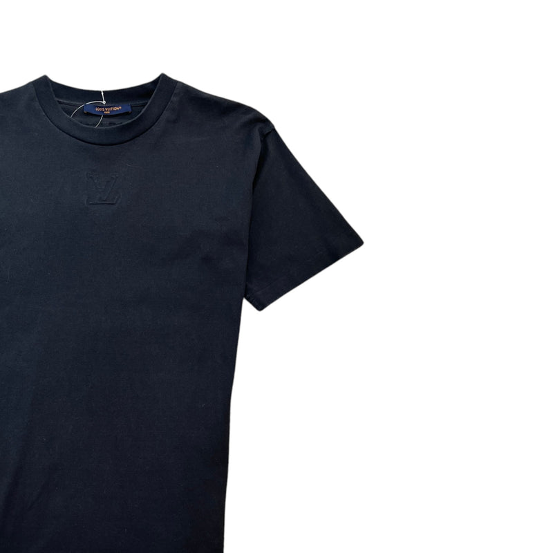 Men's Embossed Logo T-Shirt Black Size M