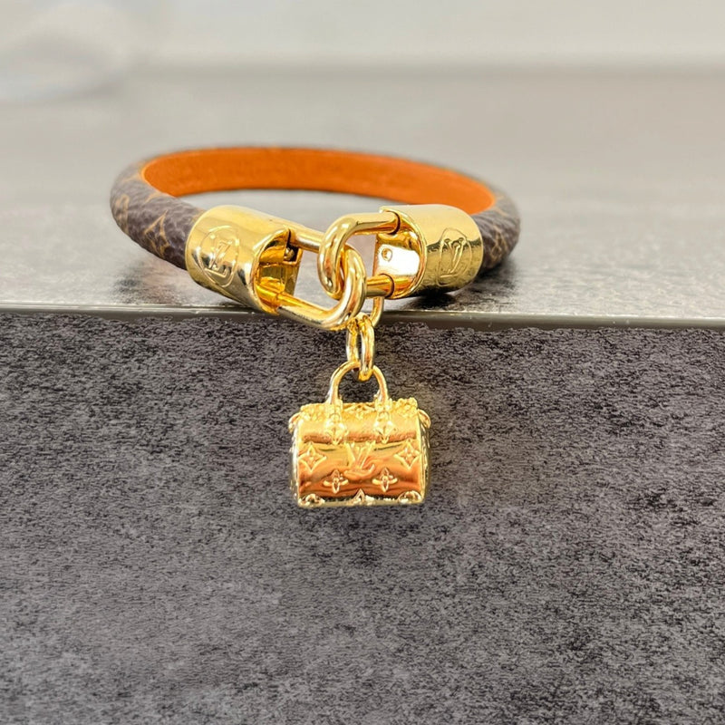Women's Monogram Speedy Charm Bracelet Brown