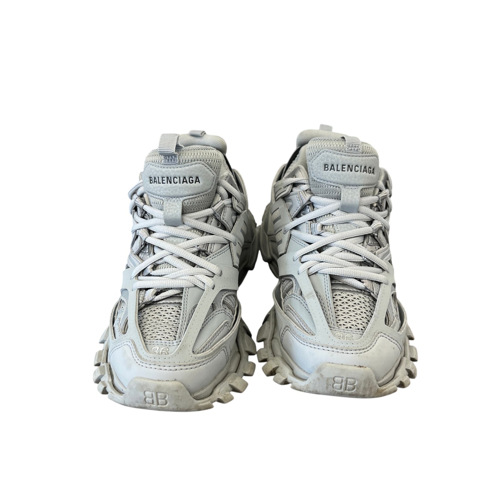Women's Track Low Trainers Grey Size EU 36 / UK 3 - Photo 6