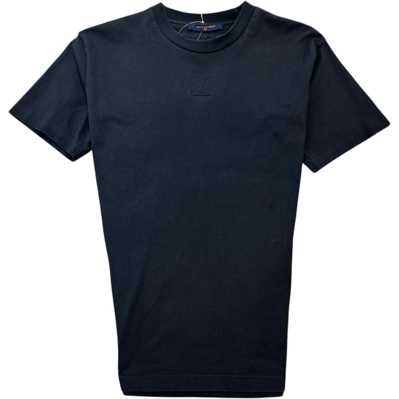 Men's Embossed Logo T-Shirt Black Size M