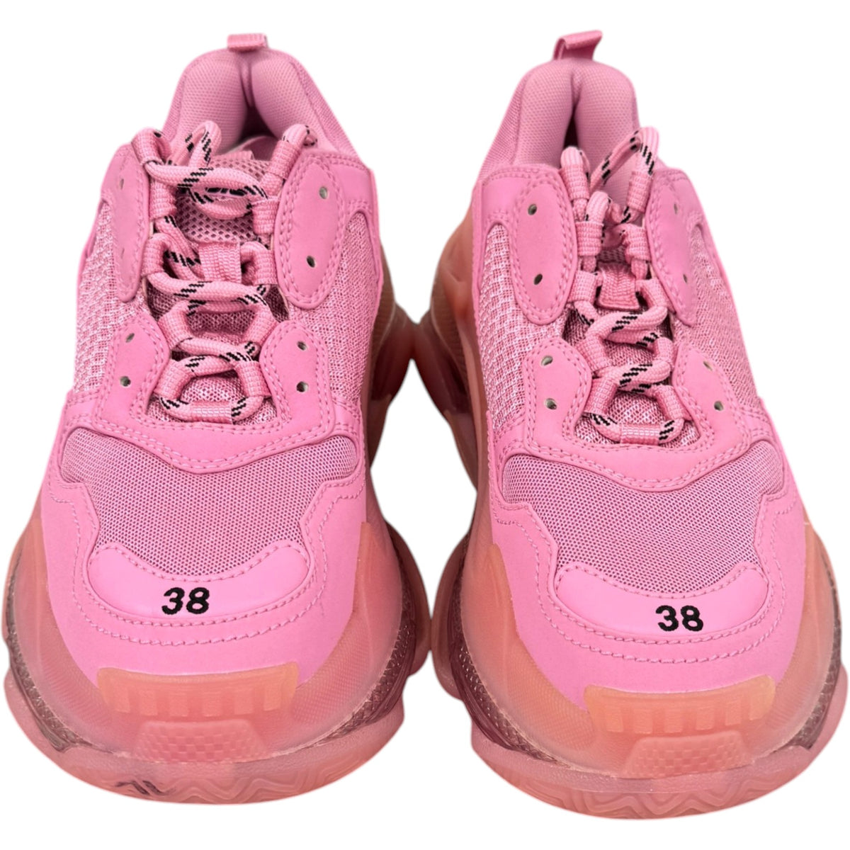 Women's Triple S Low Trainers Pink Size UK 5 / EU 38 - Photo 6