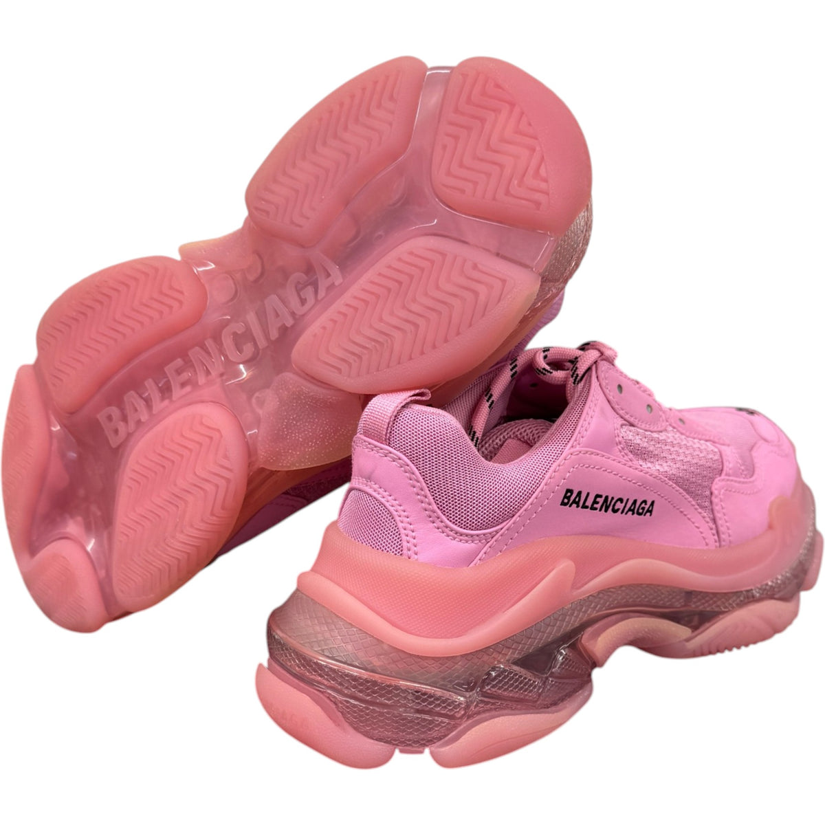 Women's Triple S Low Trainers Pink Size UK 5 / EU 38 - Photo 10