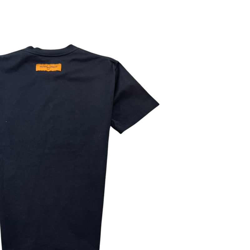 Men's Embossed Logo T-Shirt Black Size M