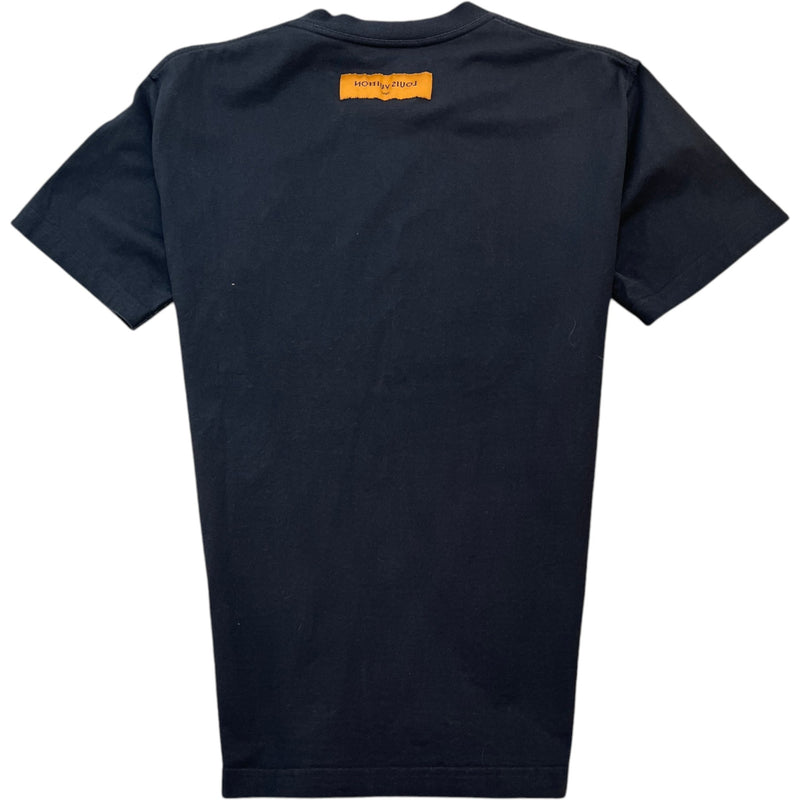 Men's Embossed Logo T-Shirt Black Size M