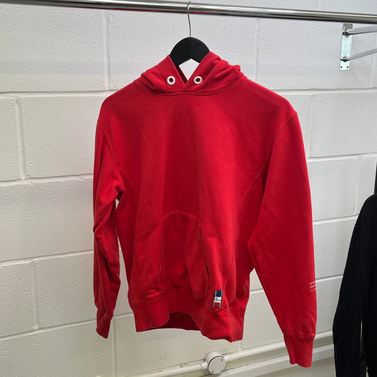 Men's Maglia Hoodie Red Size S - Photo 11