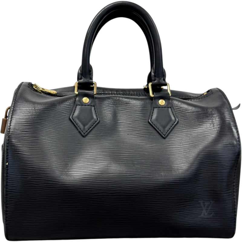 Women's Epi Leather Speedy 30 Handbag Black