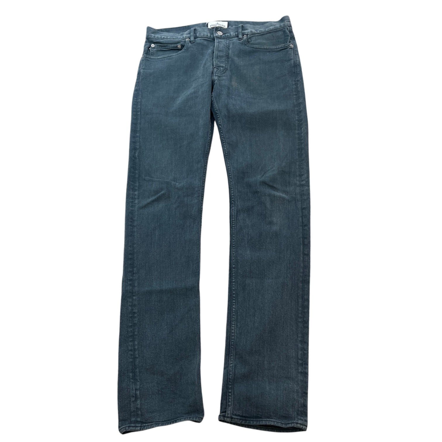 Men's Applique Logo Jeans Blue Size Waist 32" - Photo 1
